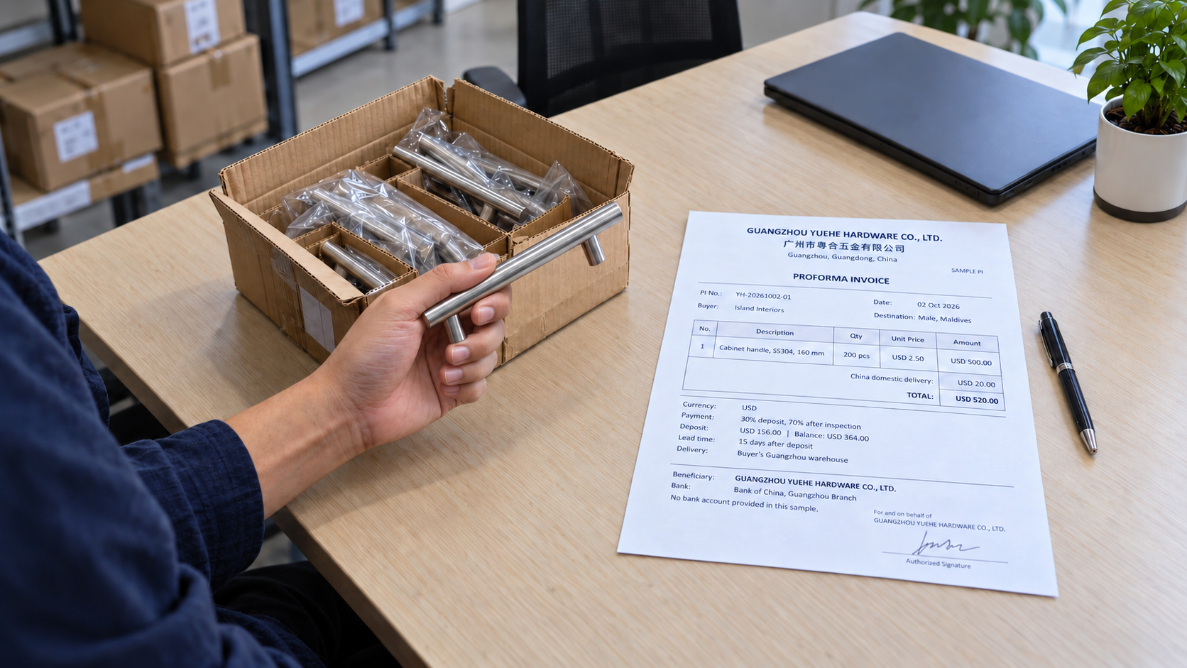 What to check before paying a supplier in China